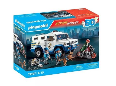 Zestaw z figurkami action heroes 71597 transporter pieniędzy Zestaw z figurkami action heroes 71597 transporter pieniędzy