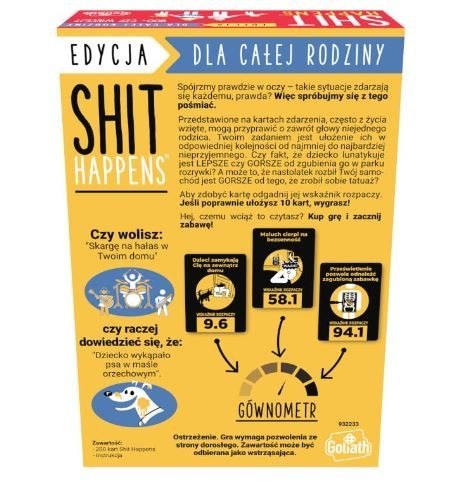 Gra shit happens grunt to rodzinka