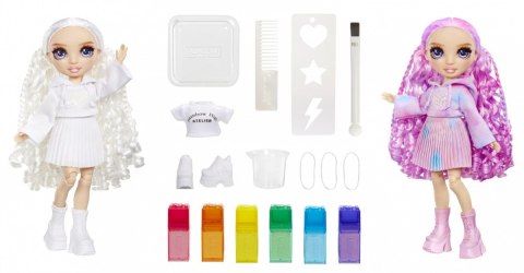 Lalka rainbow high watercolor & create, z brązowymi oczami