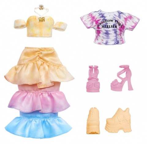 Lalka rainbow high watercolor & create, z brązowymi oczami