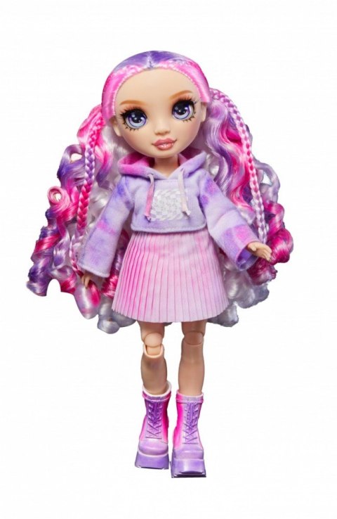 Lalka rainbow high watercolor & create, z fioletowymi oczami