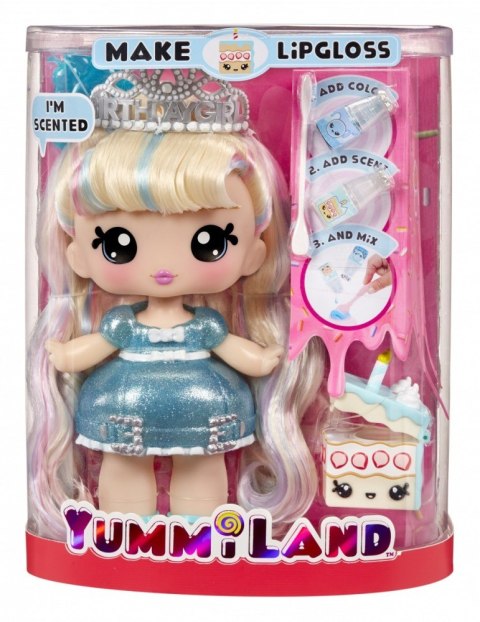 Lalka yummiland large lipgloss pet, callie birthday cake