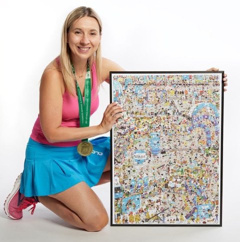 Puzzle puzzlove maraton 42,195 km 1000 elementów Puzzle puzzlove maraton 42,195 km 1000 elementów