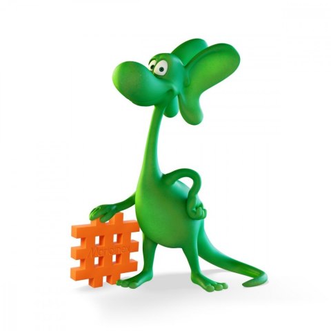 Klocki mini waffle - diplodok i scena 148 elementów