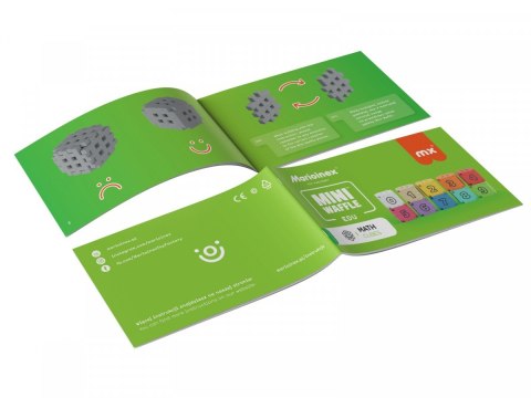 Klocki mini waffle edu - kostki matematyczne 60 elementów