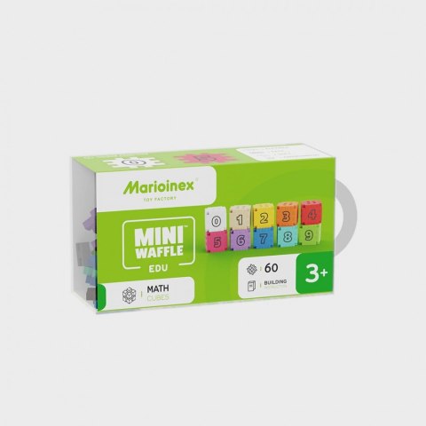 Klocki mini waffle edu - kostki matematyczne 60 elementów