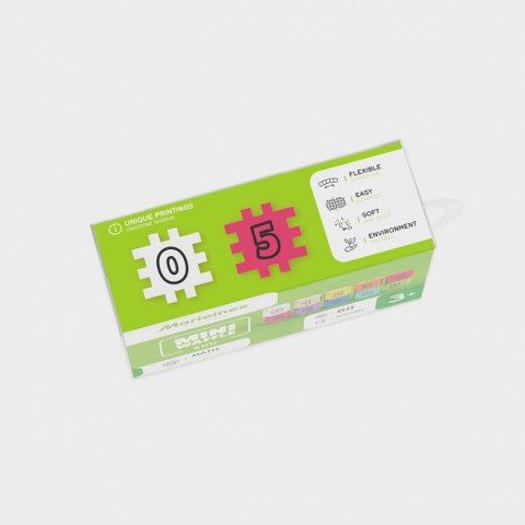 Klocki mini waffle edu - kostki matematyczne 60 elementów