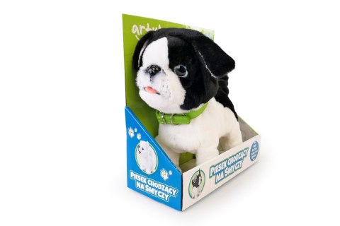 Maskotka interaktywna piesek chodzący na smyczy