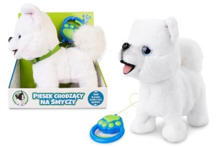 Maskotka interaktywna piesek chodzący na smyczy