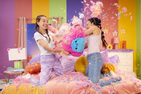Poduszka fluffie stuffiez pillow fight, tęcza