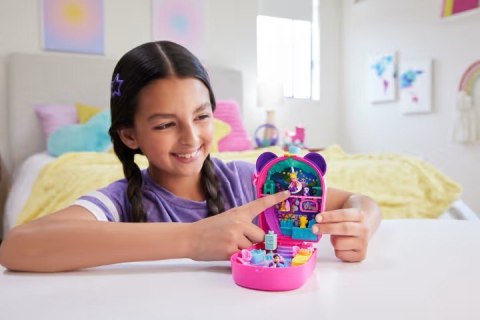 Figurki polly pocket bubble tea panda zestaw kompaktowy