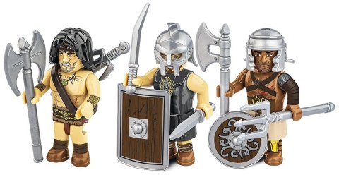 Klocki imperium romanum - gladiatorzy 3 figurki