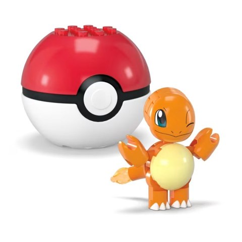 Klocki mega pokemon pokeball 2-pak charmander i eevee