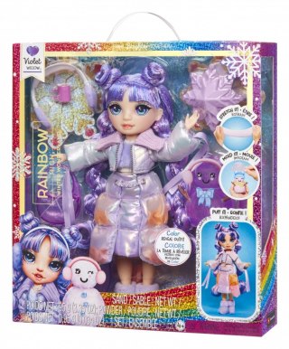 Lalka rainbow high winter wonderland violet