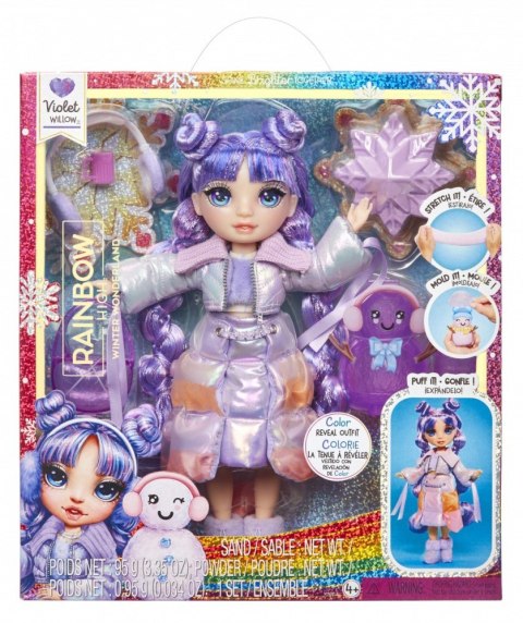 Lalka rainbow high winter wonderland violet