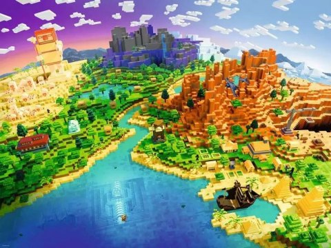 Puzzle 1500 elementów minecraft world Puzzle 1500 elementów minecraft world