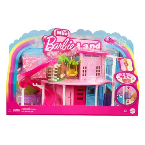 Zestaw barbie barbieland mini domek i lalka