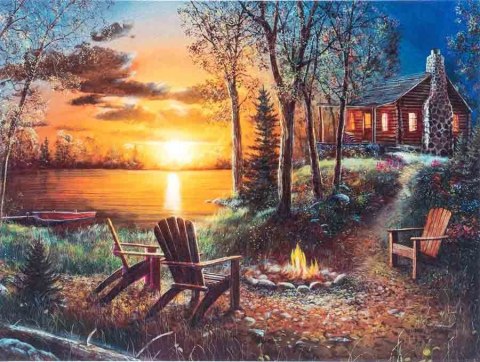 Diamentowa mozaika - ognisko Diamentowa mozaika - ognisko