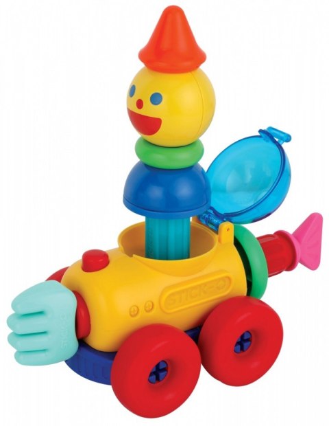 Klocki magnetyczne stick-o mój pierwszy zestaw z kołami 9 elementów Klocki magnetyczne stick-o mój pierwszy zestaw z kołami 9 elementów