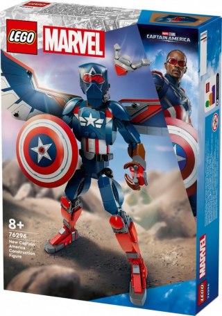 Klocki super heroes 76296 figurka nowego kapitana ameryki