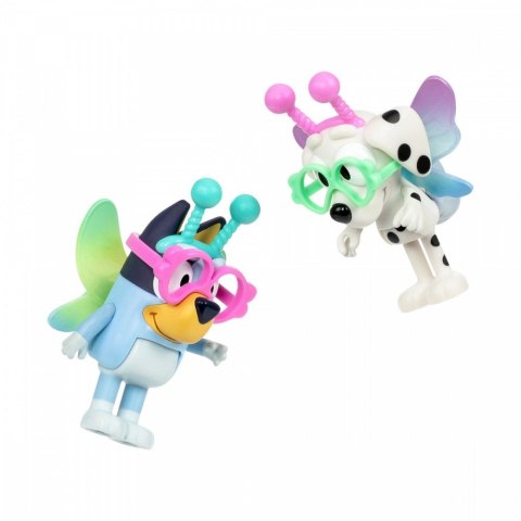 Zestaw figurek bluey 2-pak baby bluey i chloe