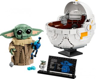 Klocki star wars 75403 grogu w wózku