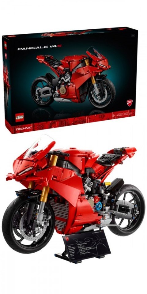 Klocki technic 42202 motocykl ducati panigale v4 s
