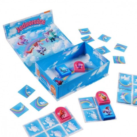 Gra jednorożce. pojedynek w chmurach