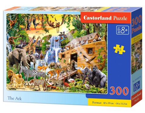 Puzzle 300 elementów dzikie zwierzęta arka
