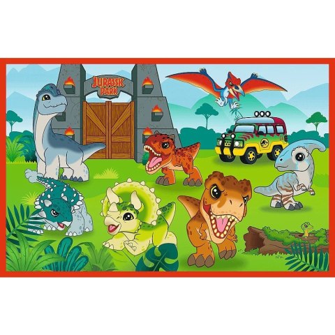 Puzzle 2x24 elementy małe dinozaury jurassic world Puzzle 2x24 elementy małe dinozaury jurassic world
