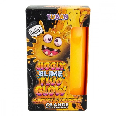 Slime jiggly fluo glow pomarańczowy 430g