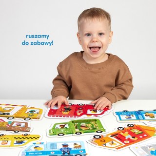 Układanka pierwsze puzzle - pojazdy