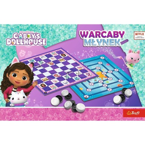 Gra warcaby i młynek gabi gabby dollhouse