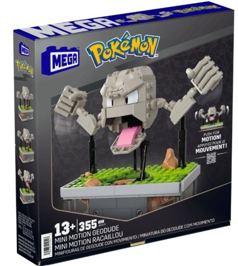 Klocki pokemon mini motion geodude
