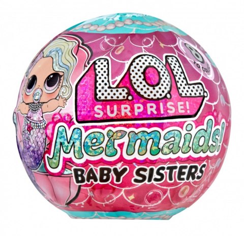 Lalka l.o.l. surprise mermaids baby sisters display 12 sztuk