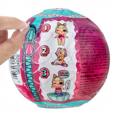 Lalka l.o.l. surprise mermaids baby sisters display 12 sztuk