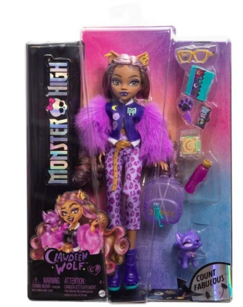 Lalka monster high clawdeen wolf
