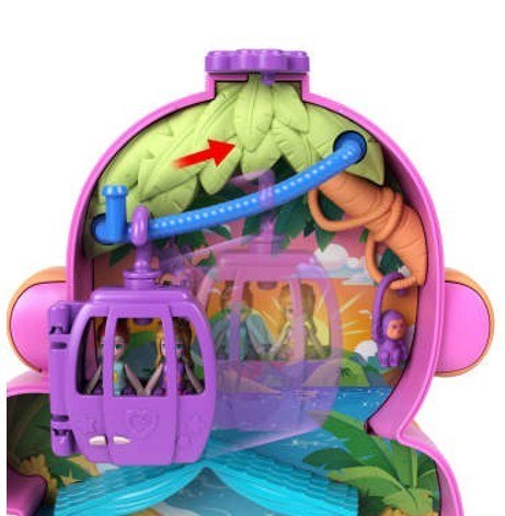 Polly pocket kompaktowa torebka małpka