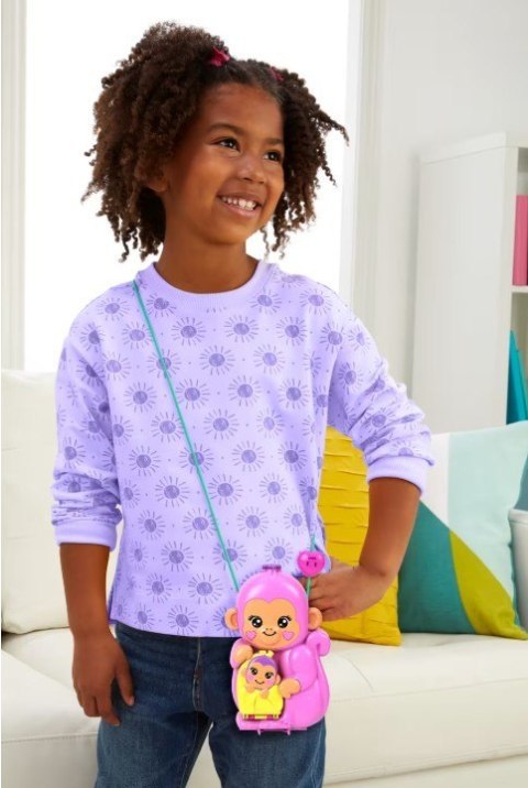 Polly pocket kompaktowa torebka małpka