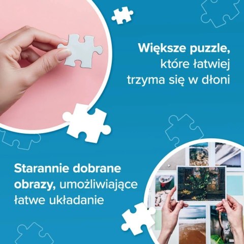 Puzzle 300 elementów easypiece znaczki pocztowe; dla seniora