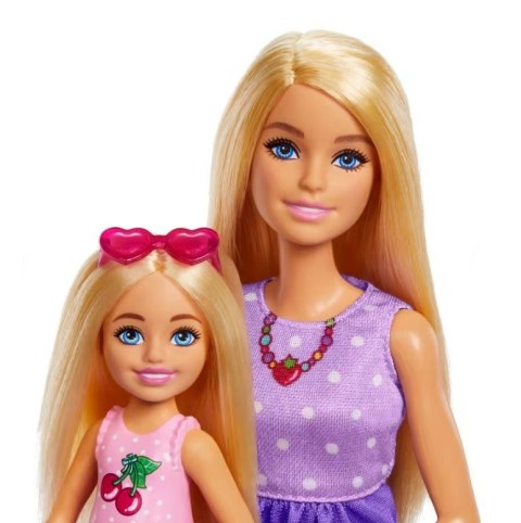Lalka barbie rodzina i przyjaciele siostry na pikniku