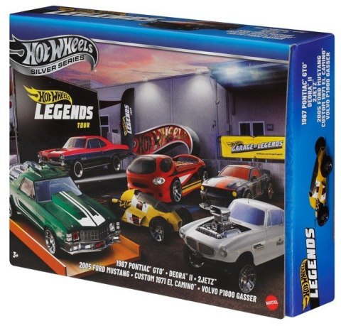 Zestaw pojazdów hot wheels legends multipack