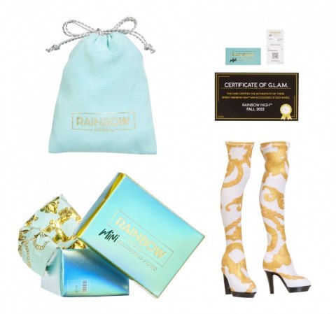 Akcesoria rainbow high buty display 27 sztuk