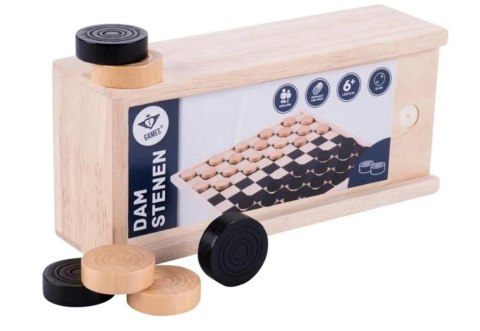 Gra warcaby drewniane