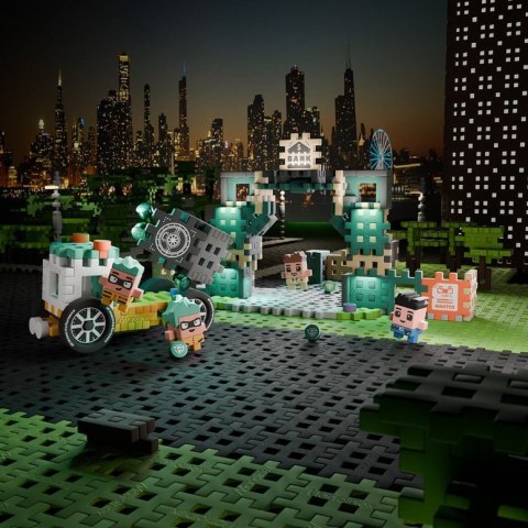 Klocki mini waffle - napad na bank 148 elementów