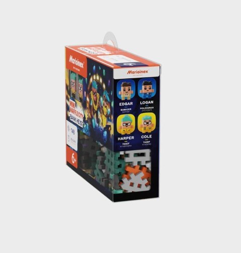 Klocki mini waffle - napad na bank 148 elementów