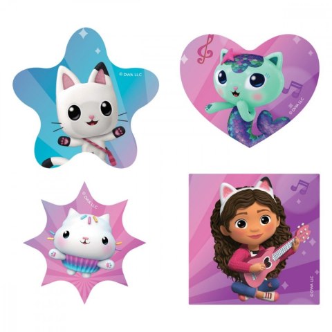 Komplet do piasku 7 elementów koci domek gabi