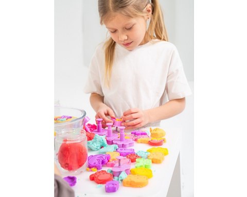 Masa plastyczna misiolina 2x50g 2 foremki pomarańczowy żółty Masa plastyczna misiolina 2x50g 2 foremki pomarańczowy żółty