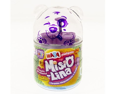 Masa plastyczna misiolina 60g 1 foremka niebieska Masa plastyczna misiolina 60g 1 foremka niebieska