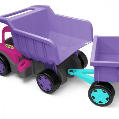 Pojazd wywrotka gigant różowo-fioletowa